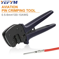 Aviation /Heavy-duty starter terminal crimping pliers YEP-166 0.5-6mm²/24-10AWG vertical crimping electrical YEFYM tools