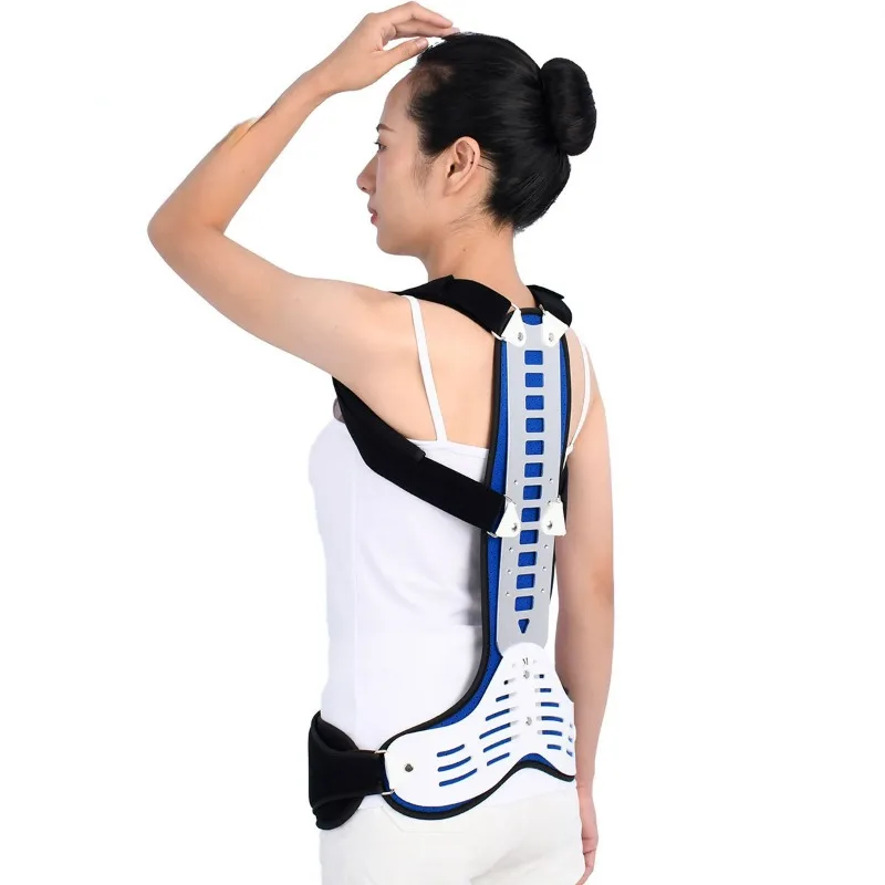 Medical Back Fixation Brace Spinal Lumbar Fracture Support Brace Adjustable Spine Shoulder Posture Hunchback Orthosis Corrector