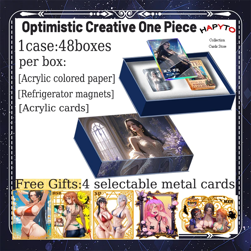 

Optimistic Creative One Piece Collection Card Diamond Card Luffy Robin Boa Booster Box CCG TCG Hobby Gift