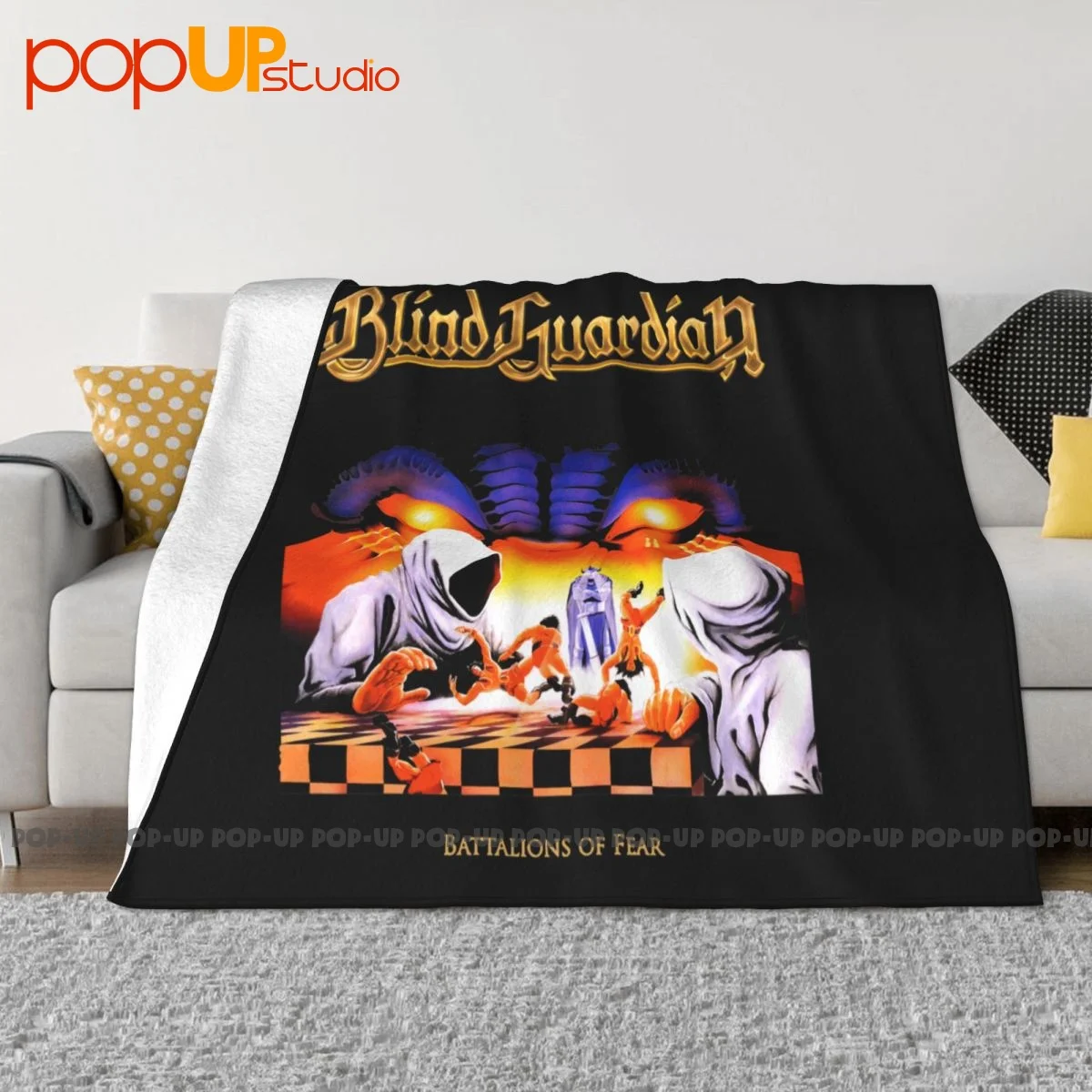 Blind Guardian Battalions Of Fear Blanket Casual Flannel All Season Skin Friendly Machine Washable