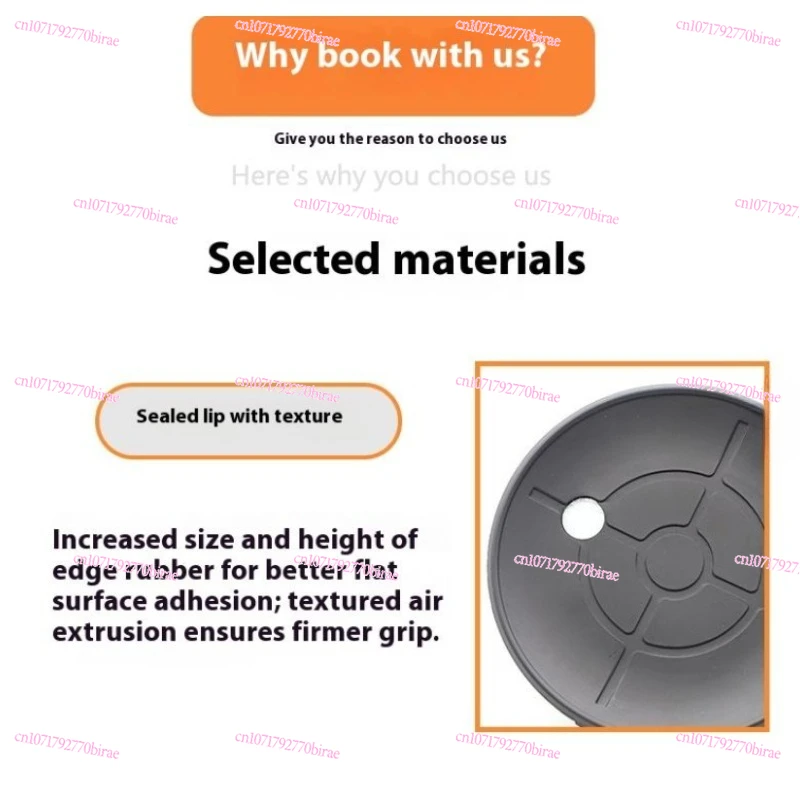 4.5 Inch 5 Inch 6 Inch Electric Vacuum Suction Cup Car Internal and External Sports Camera Shooting