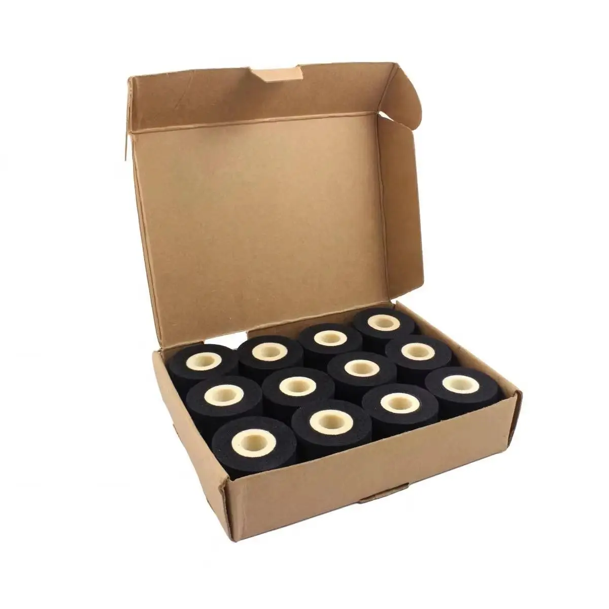 Black 36x16mm 36x32mm 36x36mm 36x40mm 36x35mm 40x40mm Hot Stamp Coder Ink Roll for MY380F DK1000 DK1100 Coding Sealing Machine