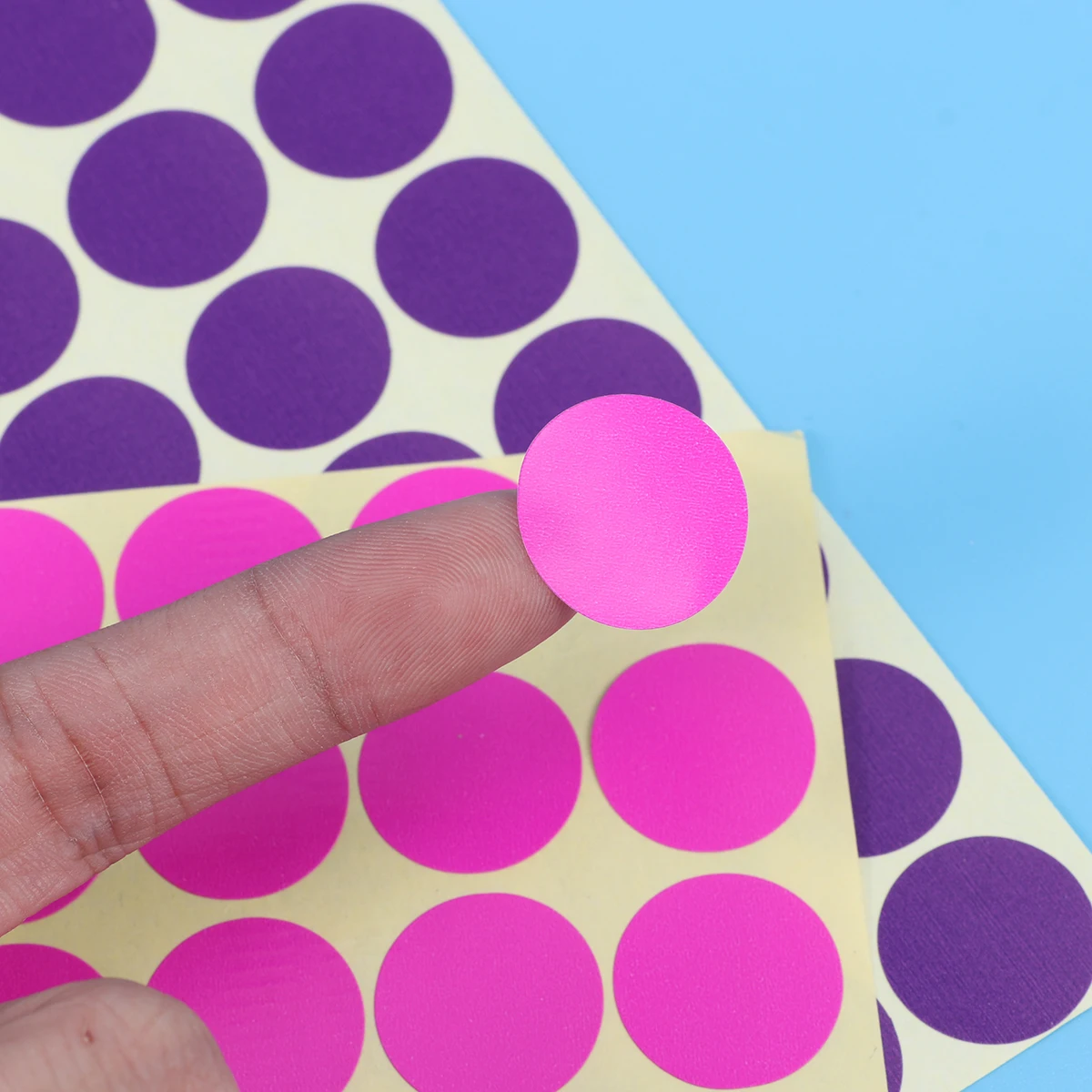 

30 Sheets Color Dot Stickers Removable Labels Self Adhesive Round Sticky Coding Circle Dots Colored Colorful