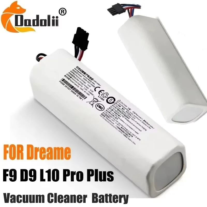 5200-12800mAhLithium-ion Battery Pack P2008-4S2P-MMBK Original For Dreame Robot Vacuum Mop Cleaner D9 F9 L10 L10 Pro 4INR19/66-2