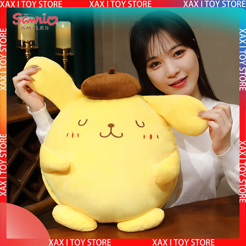 Sanrio New Hot Pompom Purin Doll Doll Pillow In One Cute Cartoon Pompompurin Doll Pillow Blanket Gift For Girlfriend Plush Dog