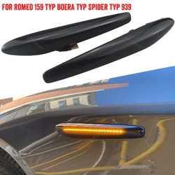 For Alfa Romeo 159 typ 939 2005-2011 Brera typ 939 2005-2011 Dynamic LED Side Marker Blinker Turn Signal Light Canbus Error Free