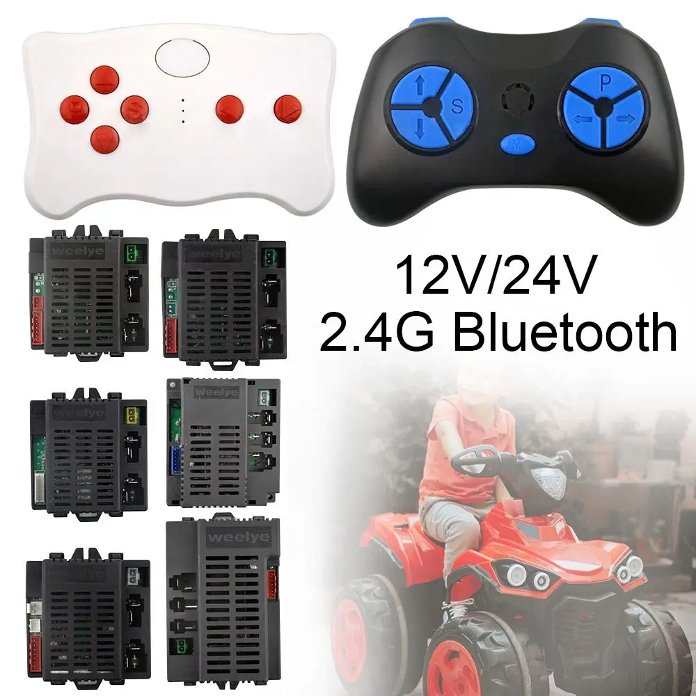 2.4G Bluetooth Receiver Smooth Start 12V/24V Remote Control for Weelye RX42 RX57/FCC Kids Electric Car/Children's Electric Car