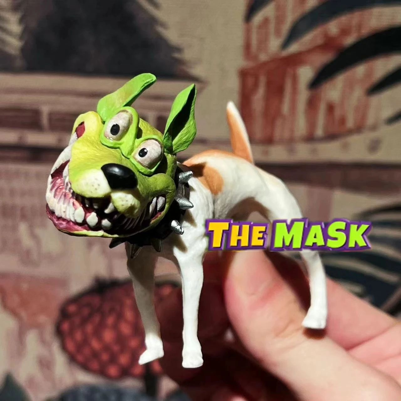 HOT NEW 7cm The Mask Dog Action Figures Statue Anime Figure The Mask Model Figurine Decor Ornaments Holiday Children Gifts Toys