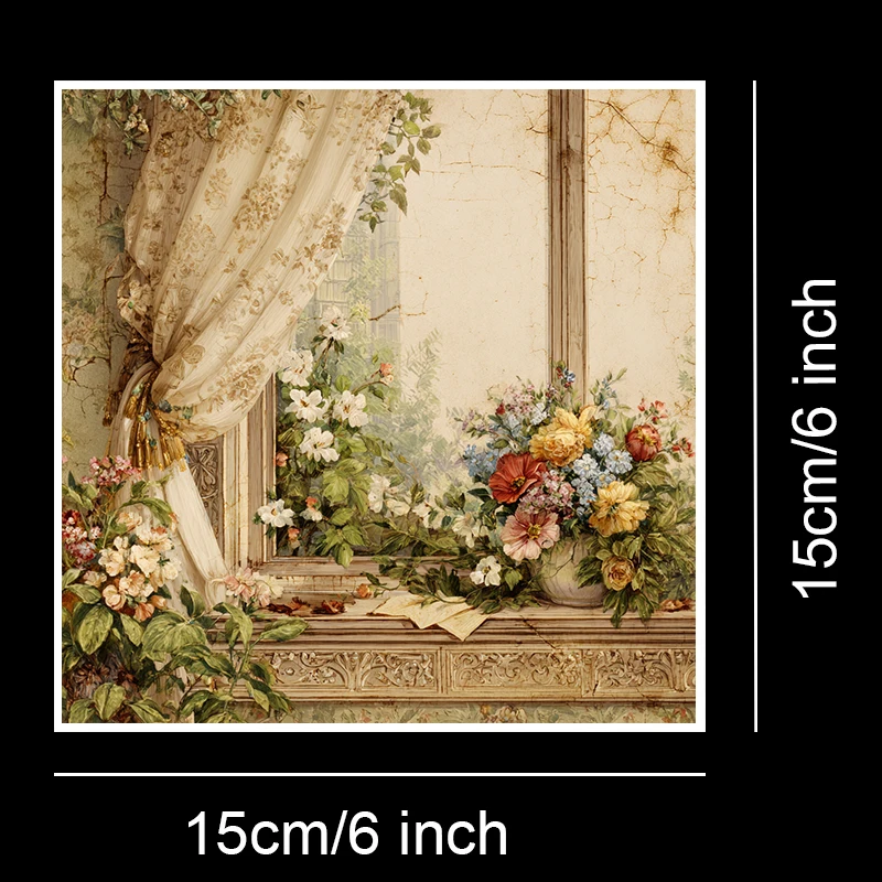 6"x6" Origami & Scrapbook Paper (36 Sheets): Retro Candy Wrapper Art for Scrapbooking, Origami & Nostalgic Kids’ Crafts