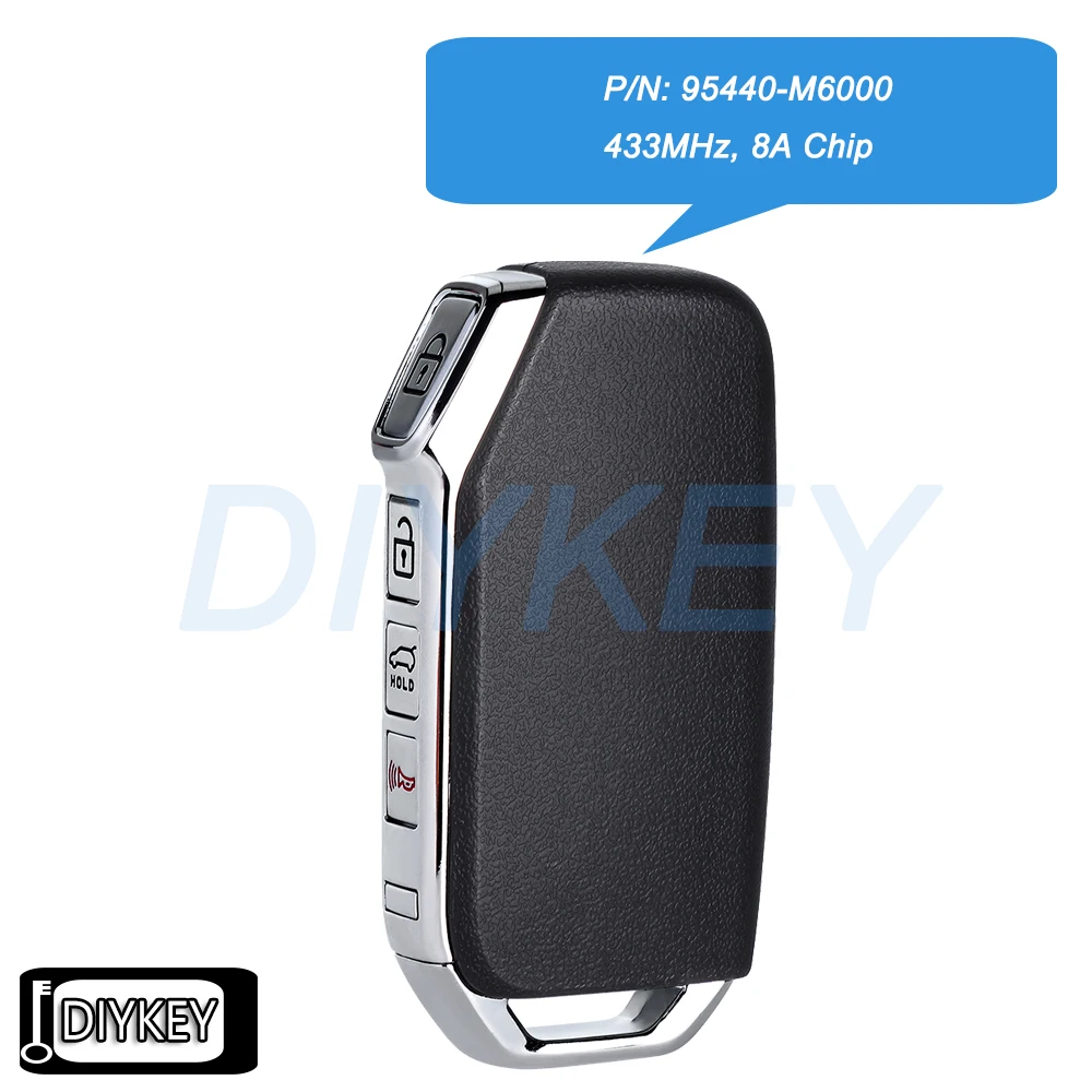 Smart Remote Car Key Fob 433MHz 8A Chip Replacement for KIA Forte 2018 2019 2020 P/N: 95440-M6000 FCC ID: CQOFD00430