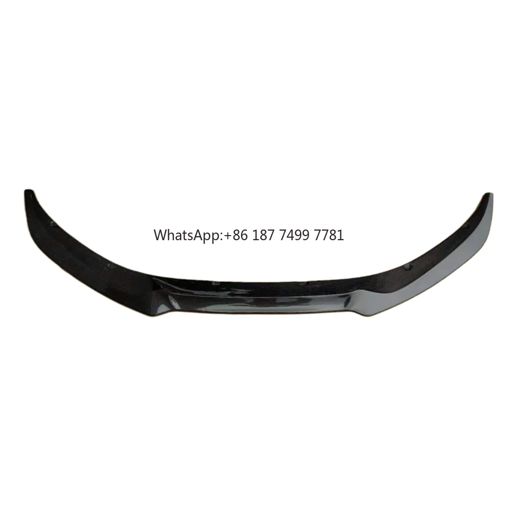 

Used for 2015-2016 . XFL XF High-quality A-style Genuine Carbon Fiber Front Lip Spoiler Body Kit