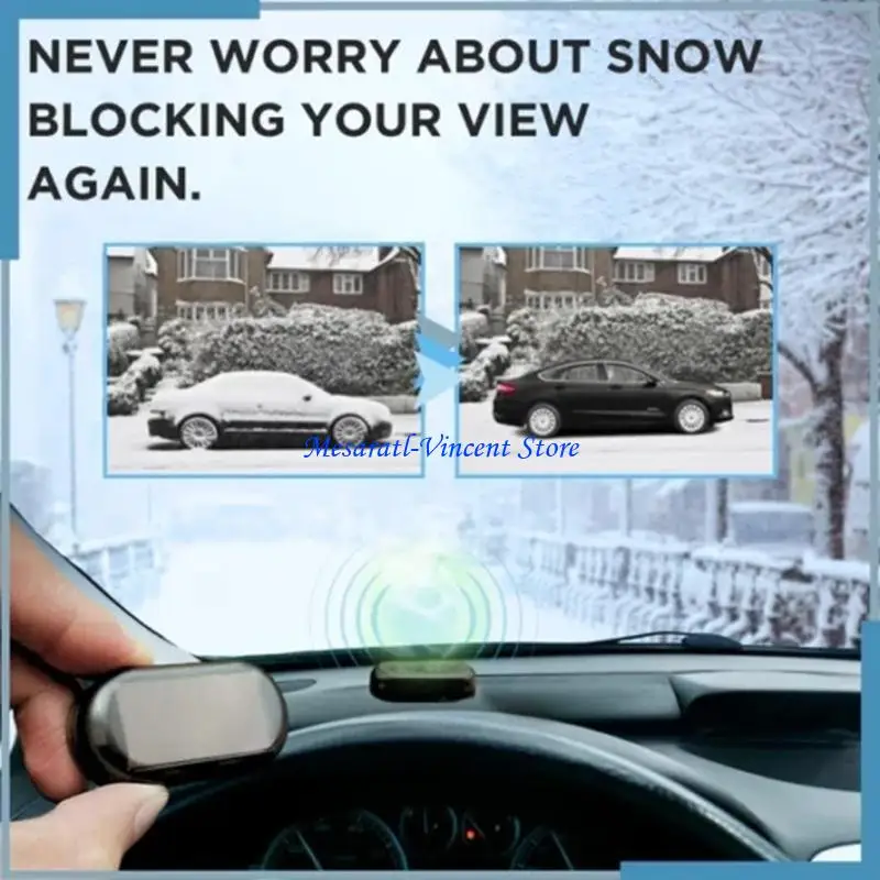 A70F 2x Car Antifrost Interferences Device Quick Defrost Solution For Winter Mornings