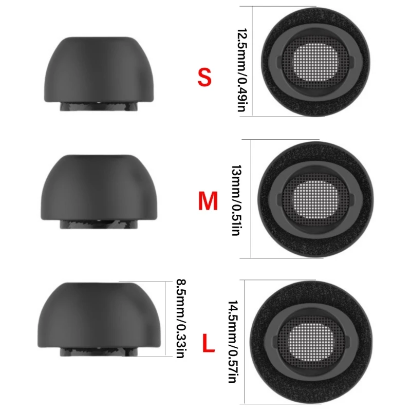 Наушники из пены с эффектом памяти для наушников Sam-sung Buds 3Pro, аксессуары для шумоподавления в наушниках, 2 шт.