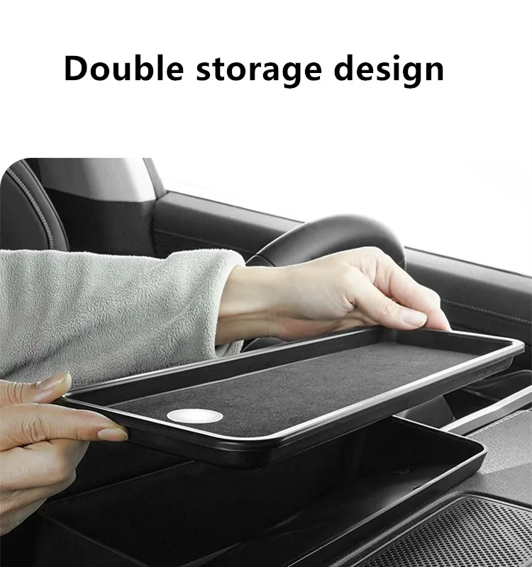 Car Dashboard Console Storage Box Organizer Interior Accessories  For extremely krypton 001 ZEEKR