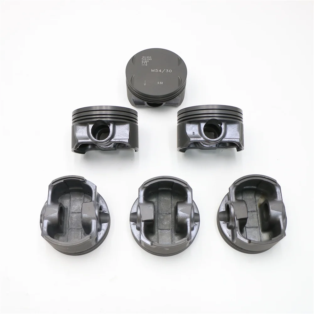 مكبس وحلقة عالية الجودة 11257506223 11257506222 محرك M54B30 لسيارات BMW 5'series 530i, 3' series 330Ci, X5 X5 3.0i