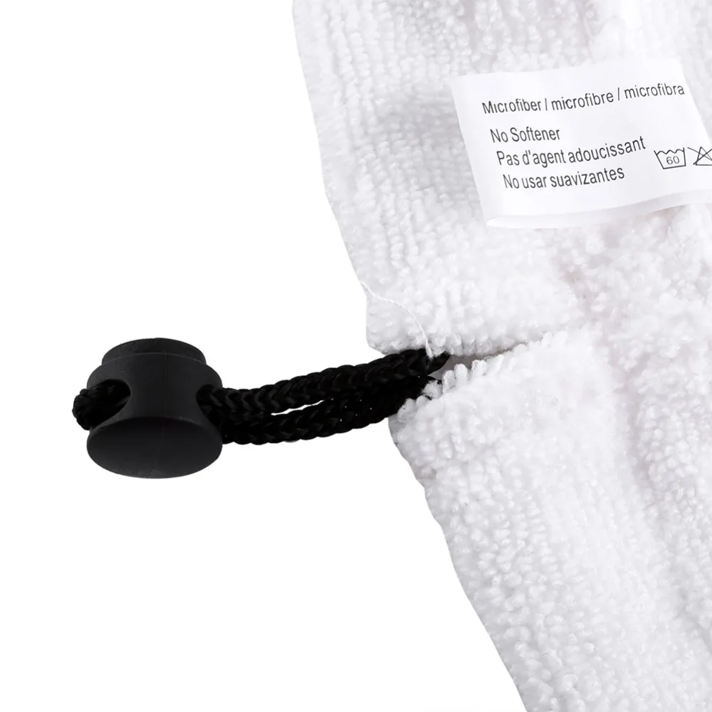 4pcs Reusable Triangular Shape Steam Mop Cloths White Replacement Mop Pads Microfiber Cleaning Pads Home Cleaning