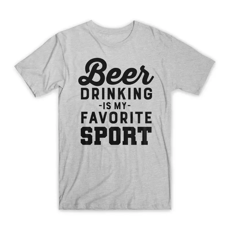 

Спортивная футболка Beer Drinking is My Favorite, мягкая хлопковая забавная НОВАЯ футболка премиум-класса