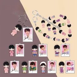 KPOP TNT Acrylic Keychain SONG YaXuan Ding ChengXin Star Pendant Keyring Teens In Times Hanging String Bag Ornament