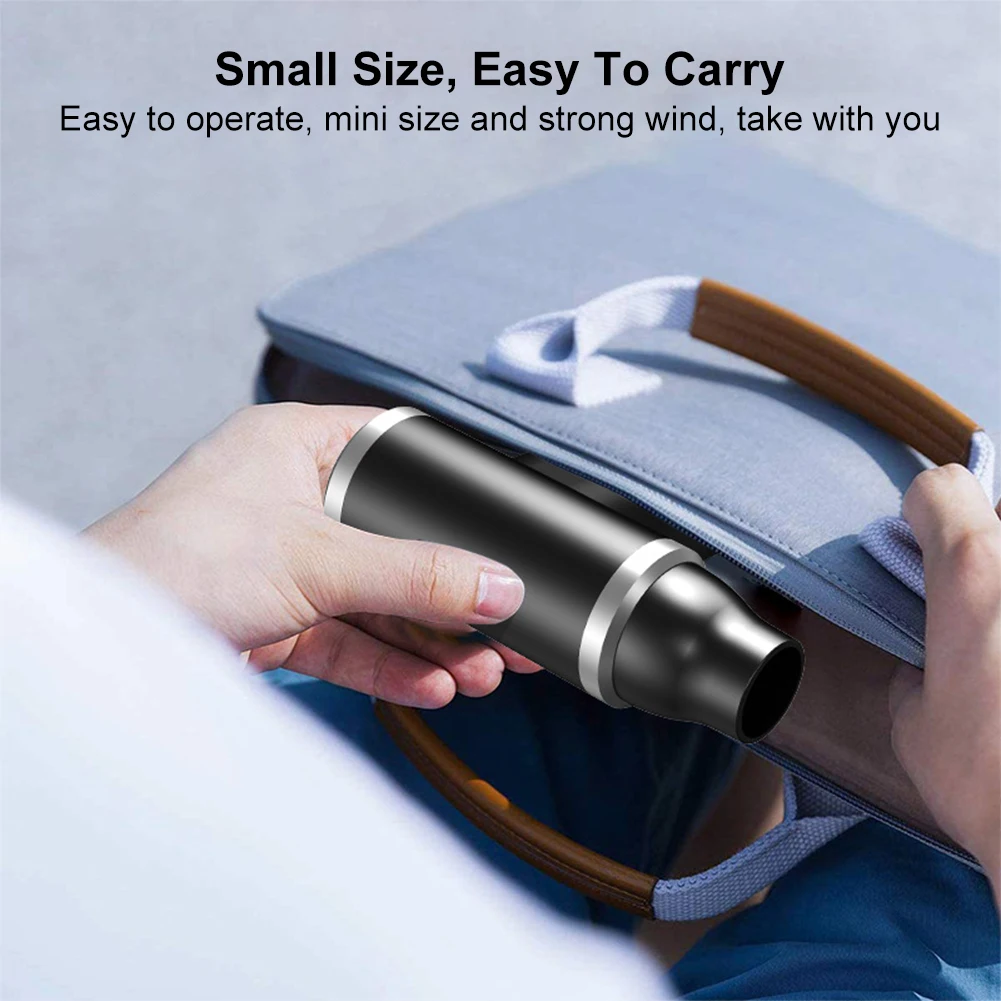 

110000PRM Electric Air Duster Brushless Motor Air Blower Handheld Powerful Compressed Air Duster Cleaning for Computer Keyboard