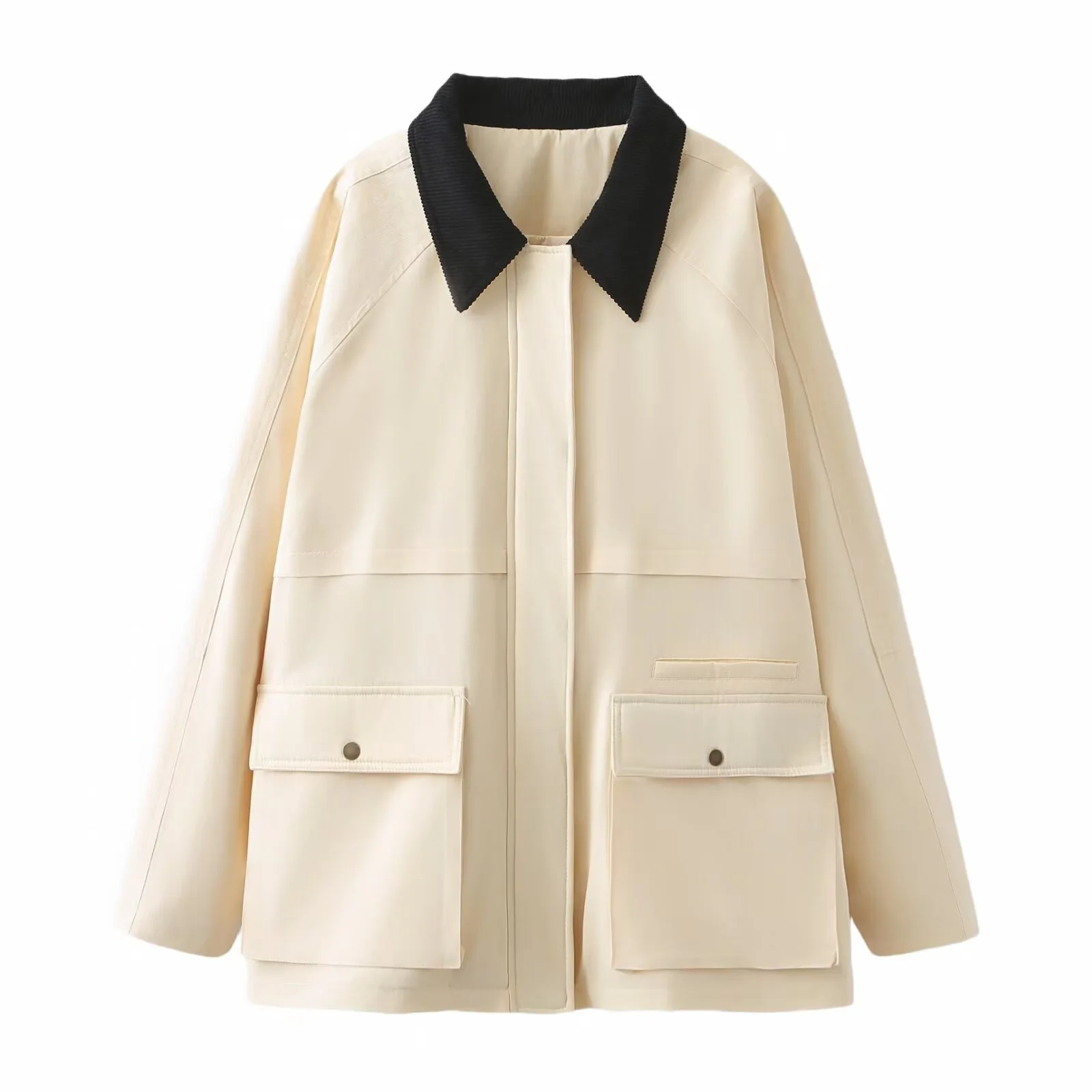 

Женская модная осенняя новая вельветовая лоскутная свободная универсальная куртка с лацканами, верхняя одежда для женщин