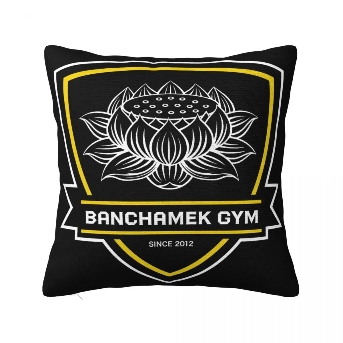 New Banchamek Gym Buakaw Por Pramuk Muay Thai Logo Mens Black Size S 3Xl Pillow Case