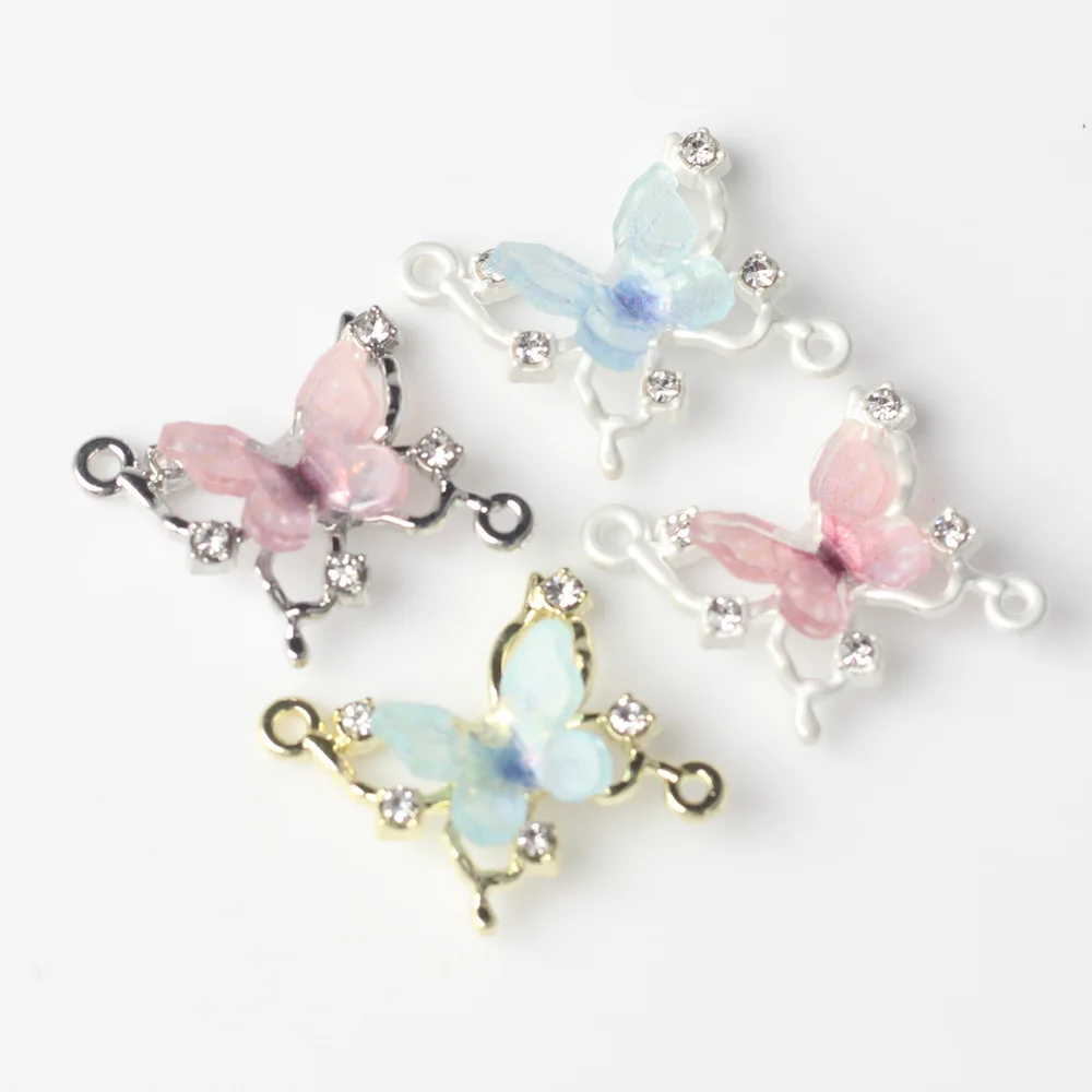 6 ، 17*14 ، راتنجات رصيعة من سبائك الزنك ، وصلة تعليق مزدوجة ، قلادة تصنعها بنفسك ، إكسسوارات صنع الأساور والقلادات #5