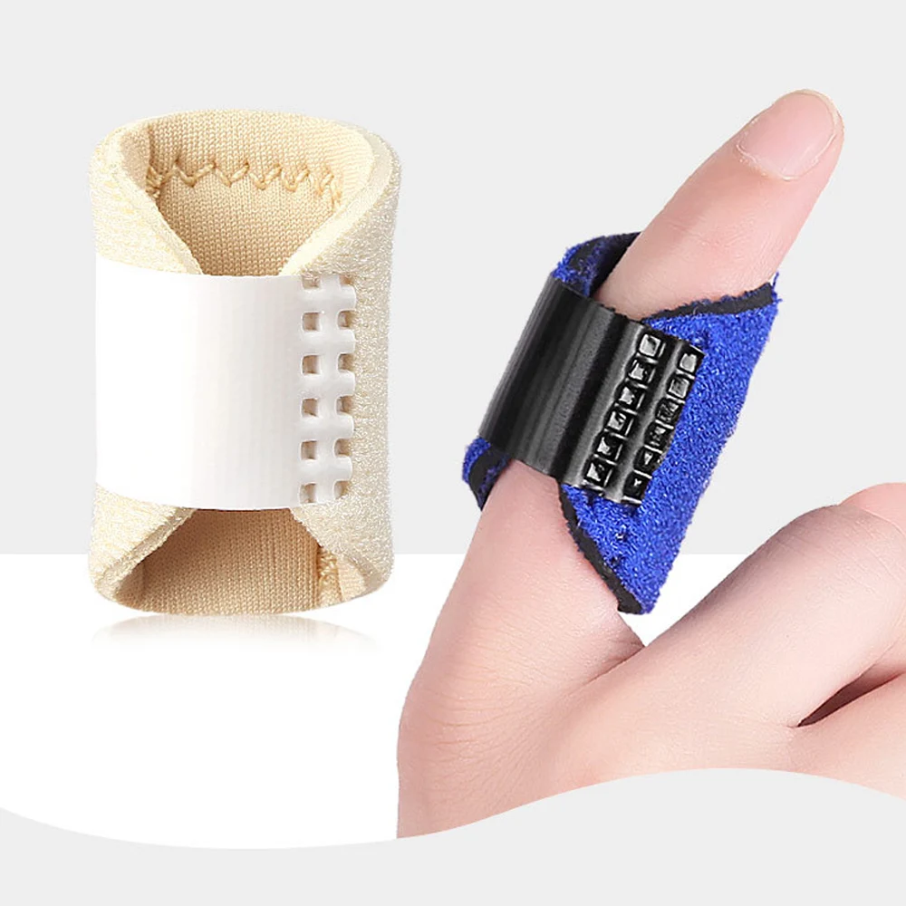 10PCS Adjustable Aluminum Alloy Finger Splint Brace Mallet Design Tendon Release Pain Relief Brace for All Fingers