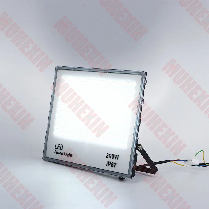 50W 100W Flood Light Cool Daylight Led Lighting Outdoor Street Lights Ip67 Ac85-265V 220V 110V Led Matrix Lens 6500K