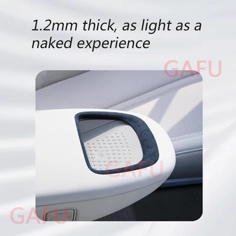 For ZEEKR X 2023 Car Wireless Charging Frame Metal Anti-scratch Protection Pasted Fur Car Interior Decoration Modified Supplies