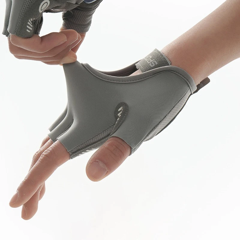 

Перчатки TRALOW без пальцев для тренажерного зала, легкие, дышащие, для тяжелой атлетики, фитнеса, велоспорта, тренировок, скалолазания, йоги