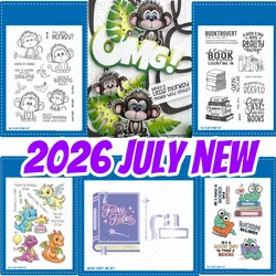 Adorable Monkeys Cutting Dies New Arrival 2026 new DIY Molds Scrapbooking Paper Making Crafts Template Handmade Decoration