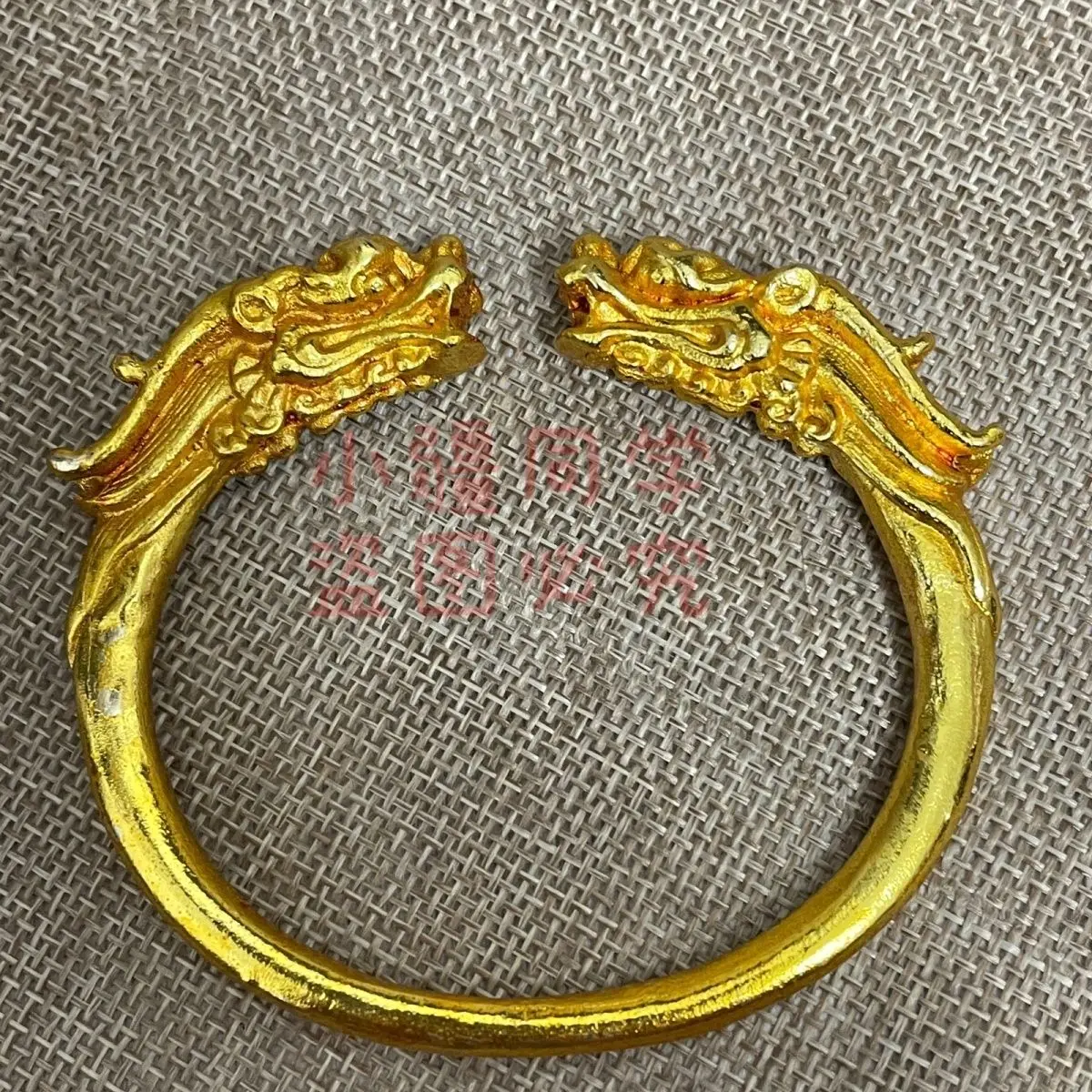 Chinese style dragon bracelet open gold bracelet transfer handicraft decoration