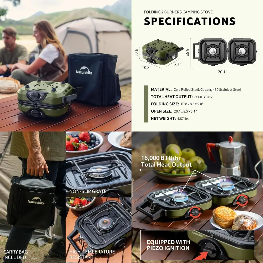 2 Burner Folding Ca…