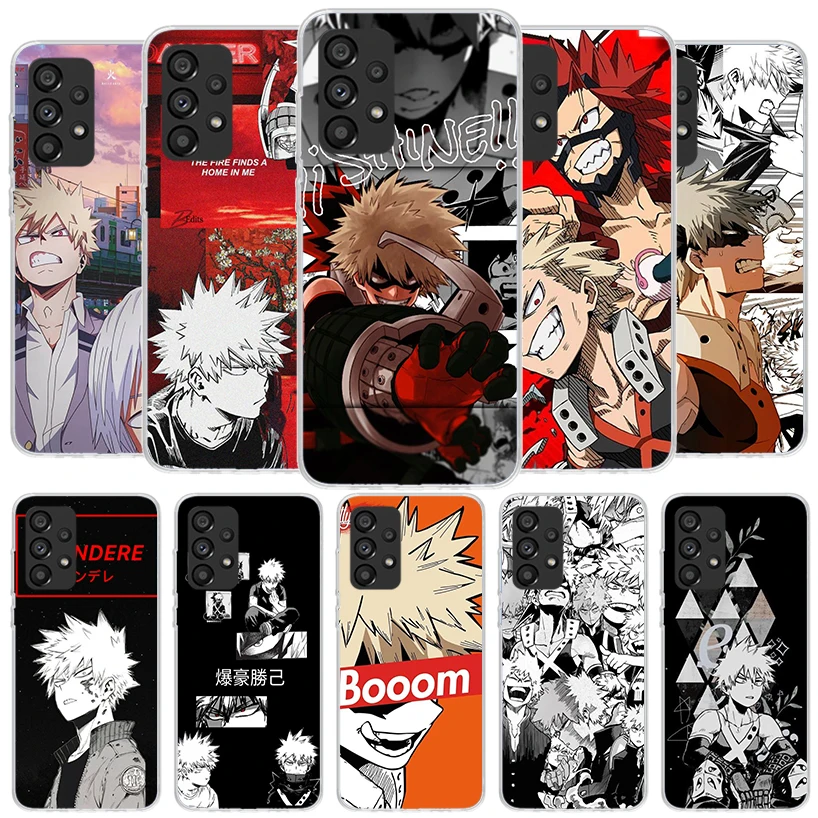 My Hero Bakugou Katsuki Phone Case For Samsung A15 A25 A35 A55 A14 A24 A34 A54 A13 A23 A33 A53 A12 A52 A32 A22 A42 A05S A04S A03