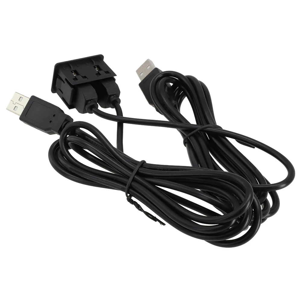 

1x 150CM Cable Car Dash Correct Connector Direct Installation Extension Adapter Flush Mount Port Panel High Grade