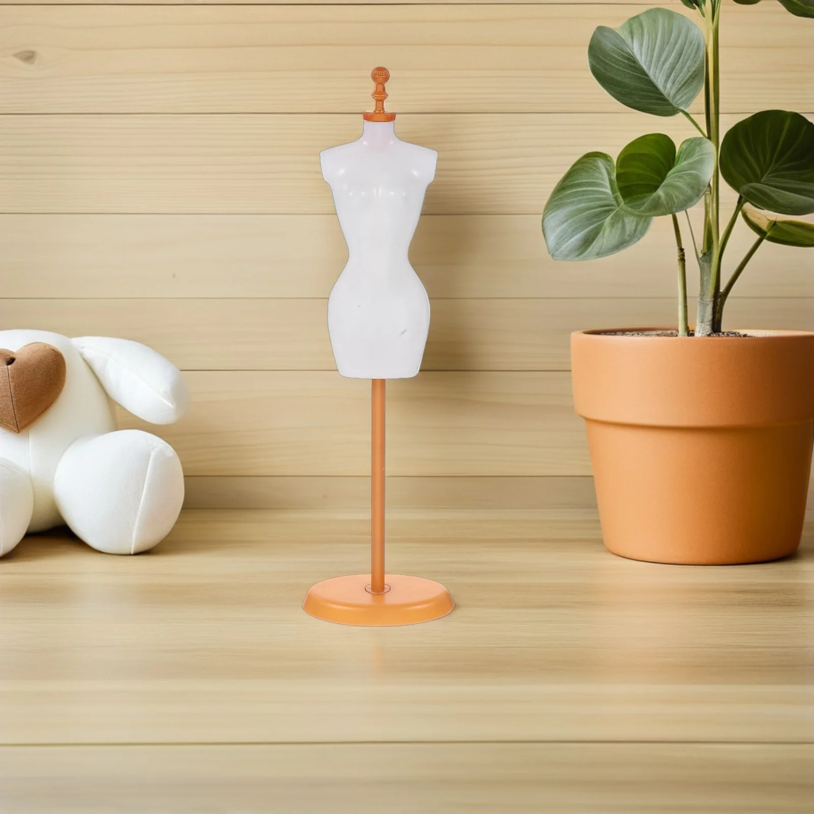 ขาตั้งหุ่นจิ๋ว 6 ชิ้น ดีไซน์ทันสมัย ใช้ได้กับหุ่นหลากหลายยี่ห้อ ทำจากพลาสติก สำหรับตกแต่งบ้านตุ๊กตา