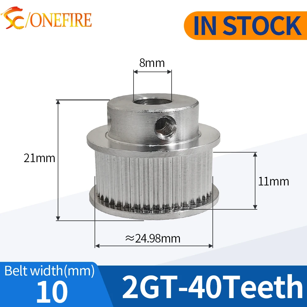 2GT Timing Pulley 36/40 Teeth Belt Width 6/10mm 36T 40T GT2 Synchronous Wheel Bore 6.35/8mm 36 Teeth 3D Printer Part