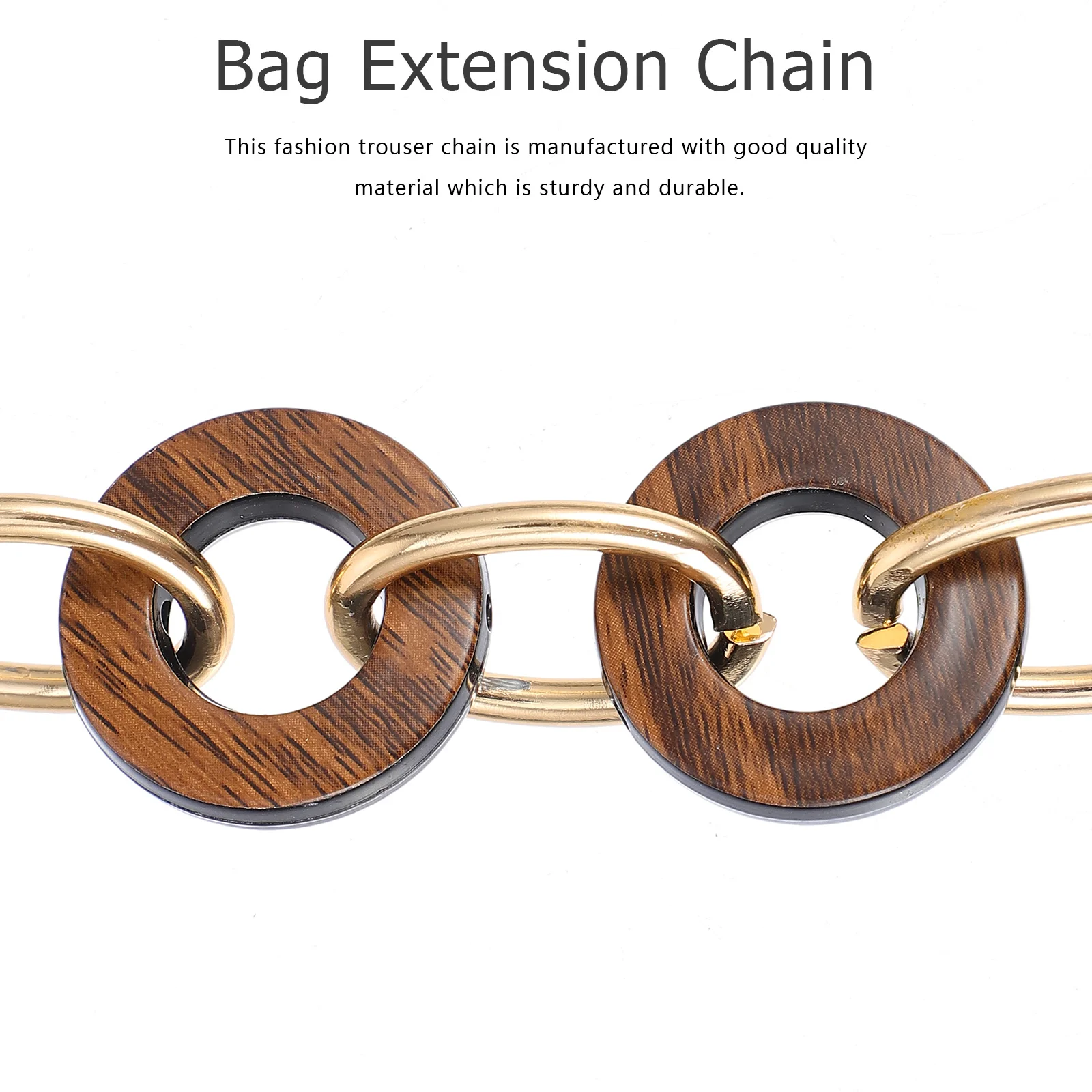 

1Pcs Round Bag Chain Replacement Stylish Lightweight Handbag Strap DIY Accessories Shoulder Crossbody Purse Chain for Women