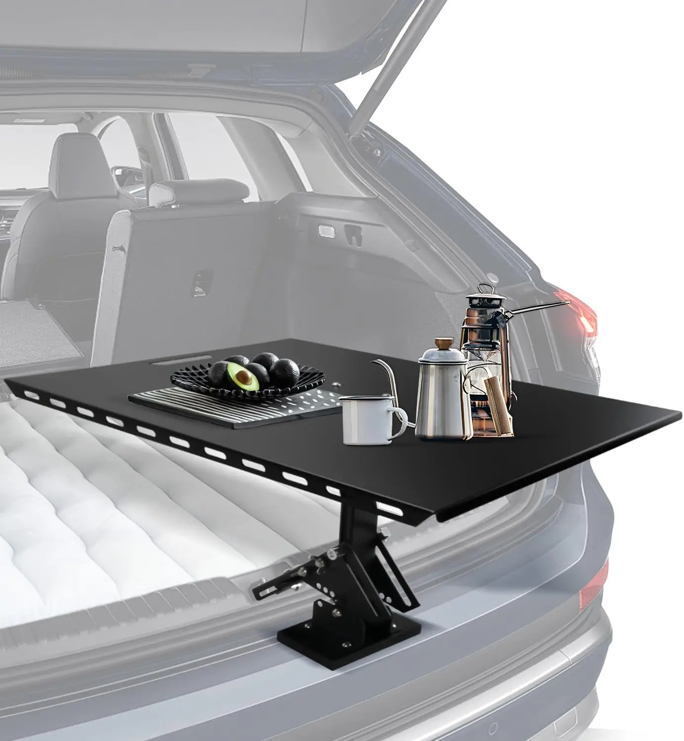 stllf Custom Wholesale Alloy Steel Portable Adjustable Foldable Folding SUV Universal Tailgate Trunk Outdoor Car Picnic Camping