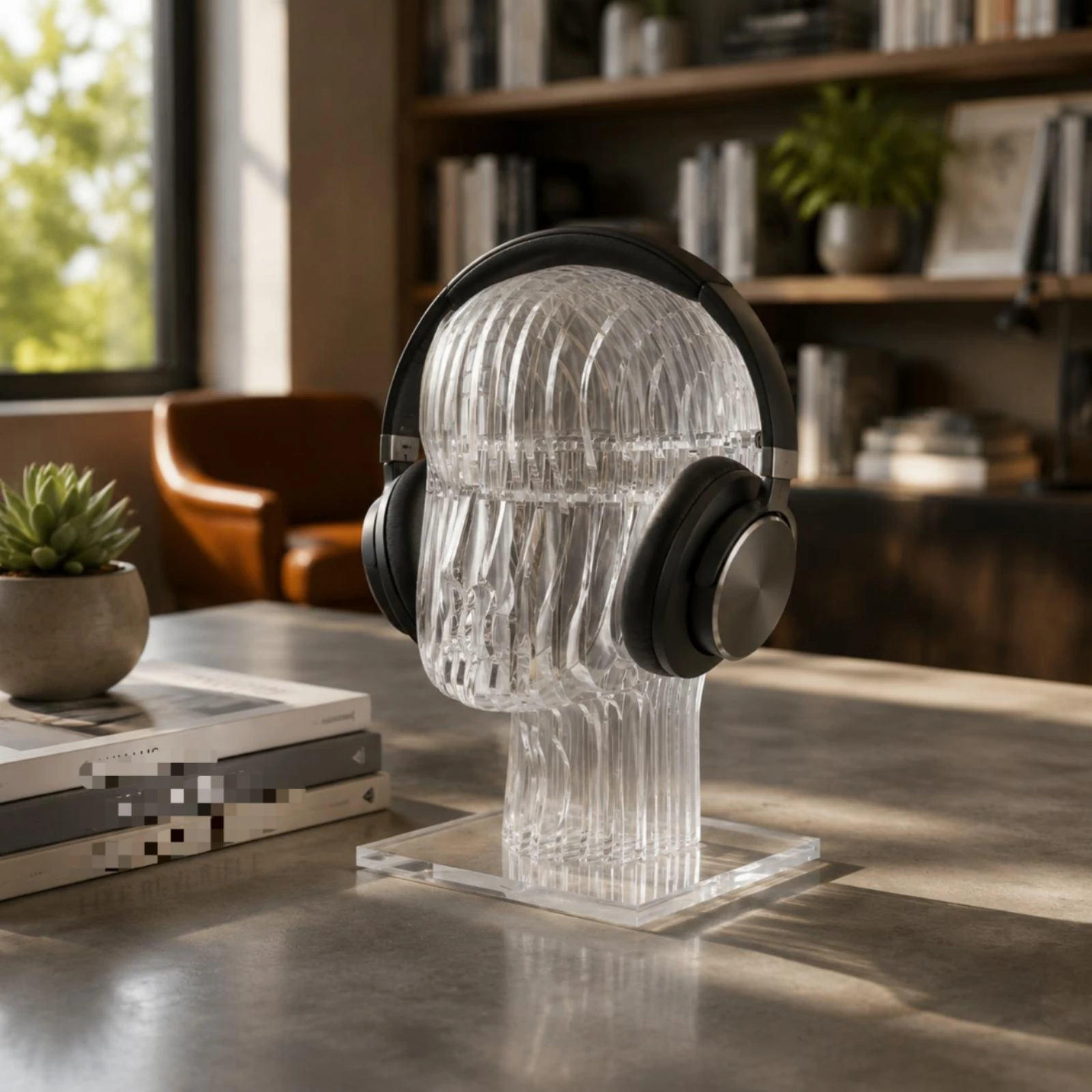 hollow-head-headphone-rack-modern-minimalist-design-acrylic-headphone-stand-clear-headset-holder-space-saving-home-decor