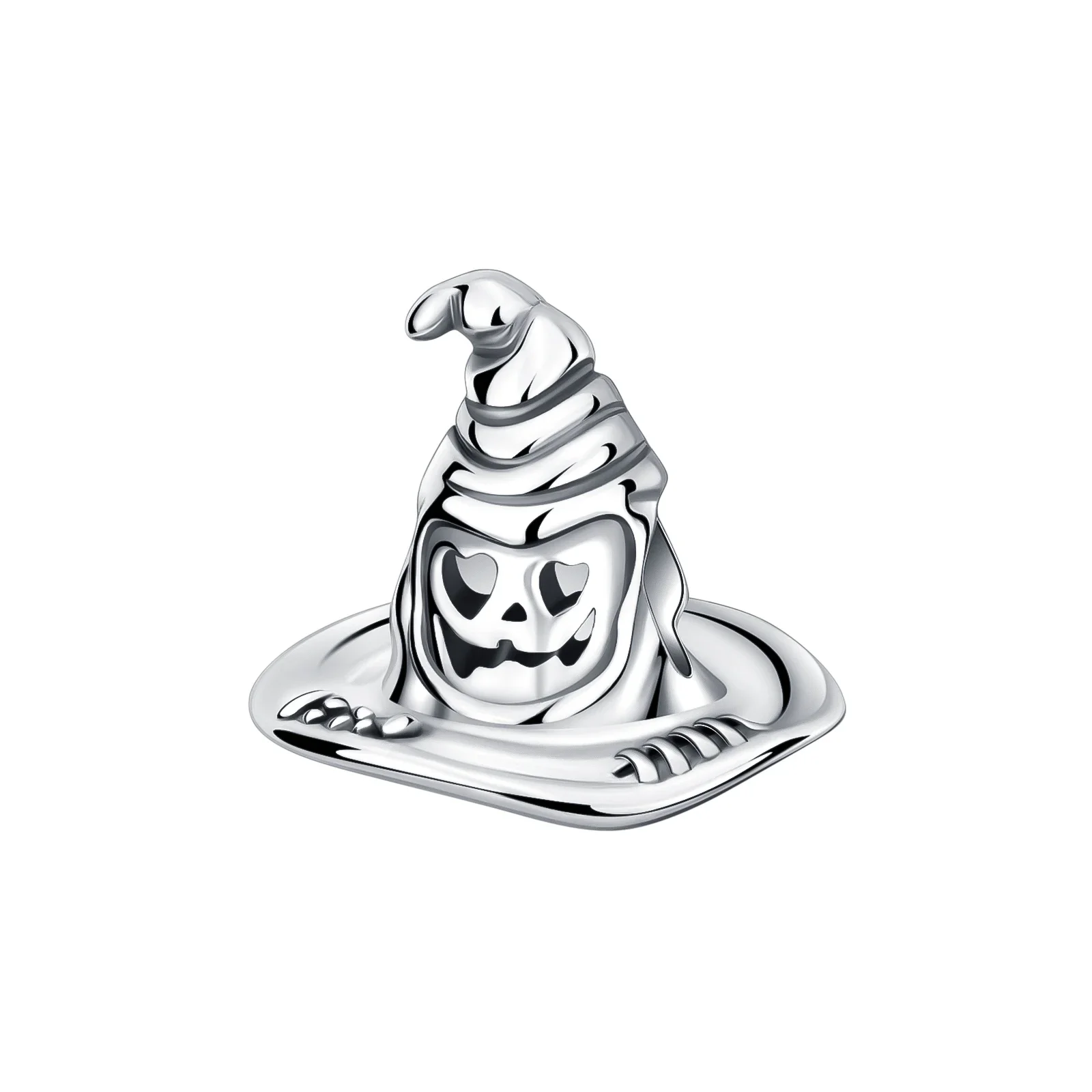 

925 Sterling Silver Ghost faced hat Love Silver Beads Charm Fit Original Pandora Charms Bracelets Women DIY Jewelry Gift