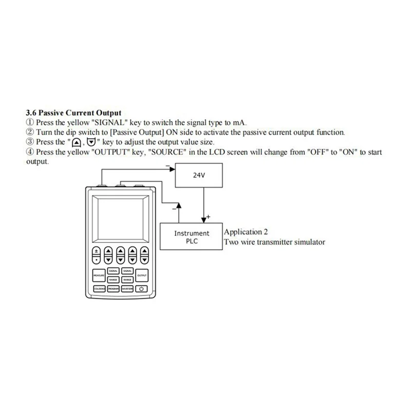 Y43A-Multifunctionele Signaalgenerator 4-20Ma Stroom Spanning RTD Thermokoppel Signaalbron Handheld Proceskalibrator