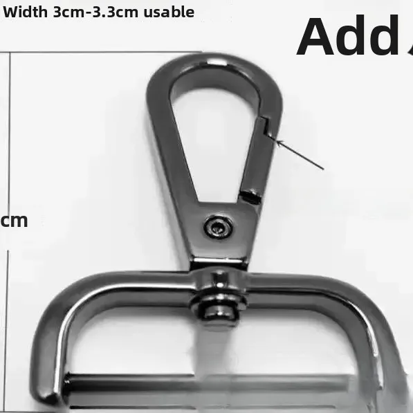 Gold Hook Bag Accessories No Sewing Buckle Strap Hardware Lock Shoulder Strap Accessories Dog Buckle Torque Screw Clothing Ac...