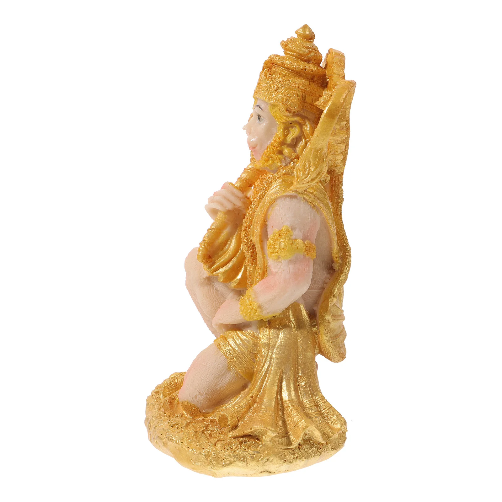 

Resin Statue Hanuman Home Decor Temple Art Craft Desktop Center Console Ornament Resin