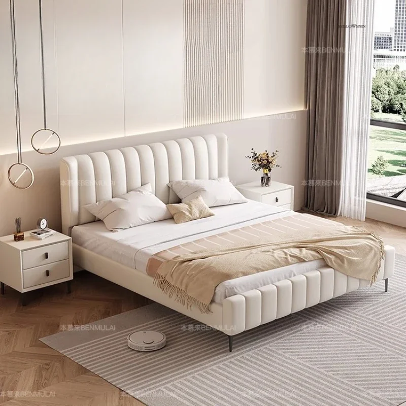 Luxury Queen Double Bed King Size Modern Hotel Living Room Double Bed Princess Girls Letto Matrimoniale Bedroom Furniture