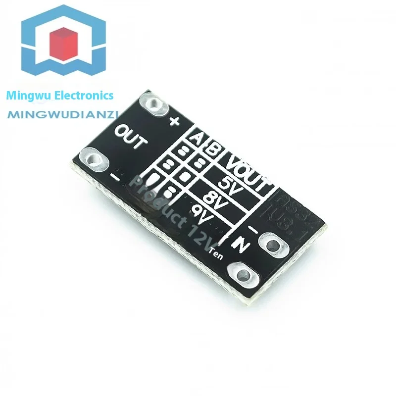 Mini convertisseur élévateur DC-DC 3V 3.2V 3.3V 3.7V 5V 9V à 12V, régulateur de tension, Module de carte PCB peut régler 5V/ 8V/ 9V