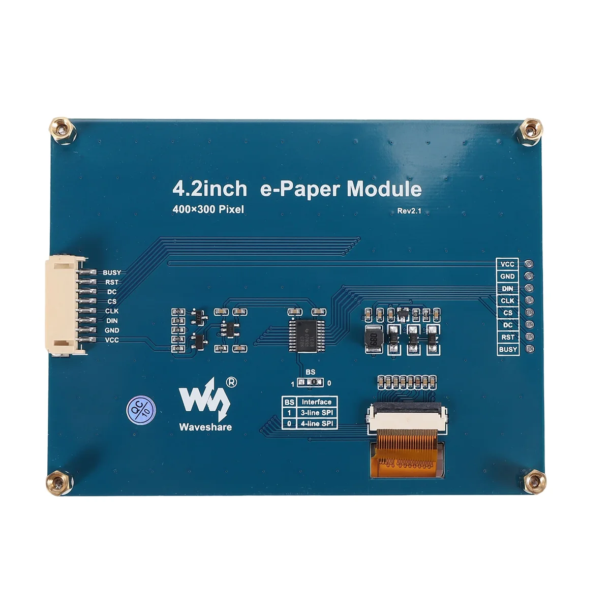 Новый модуль дисплея Waveshare 4,2 дюйма E-Ink для модуля электронной бумаги Raspberry Pi 4 B