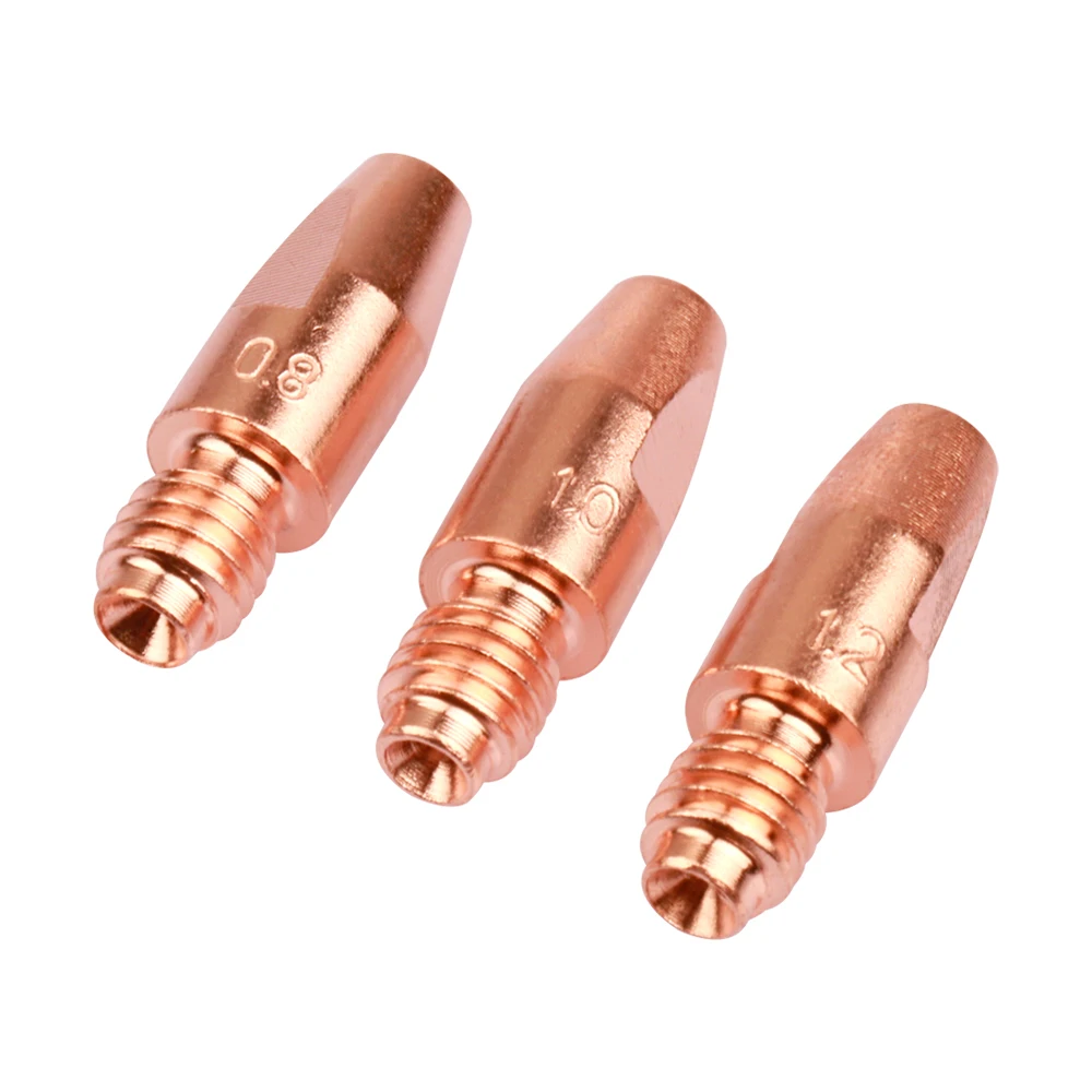 36KD MIG Welding Torch Tips Consumables M8*30mm 0.8/1.0/1.2/1.4 mm Holder Torch Gun Nozzle MIG MAG Co2 Gas Soldering Accessories