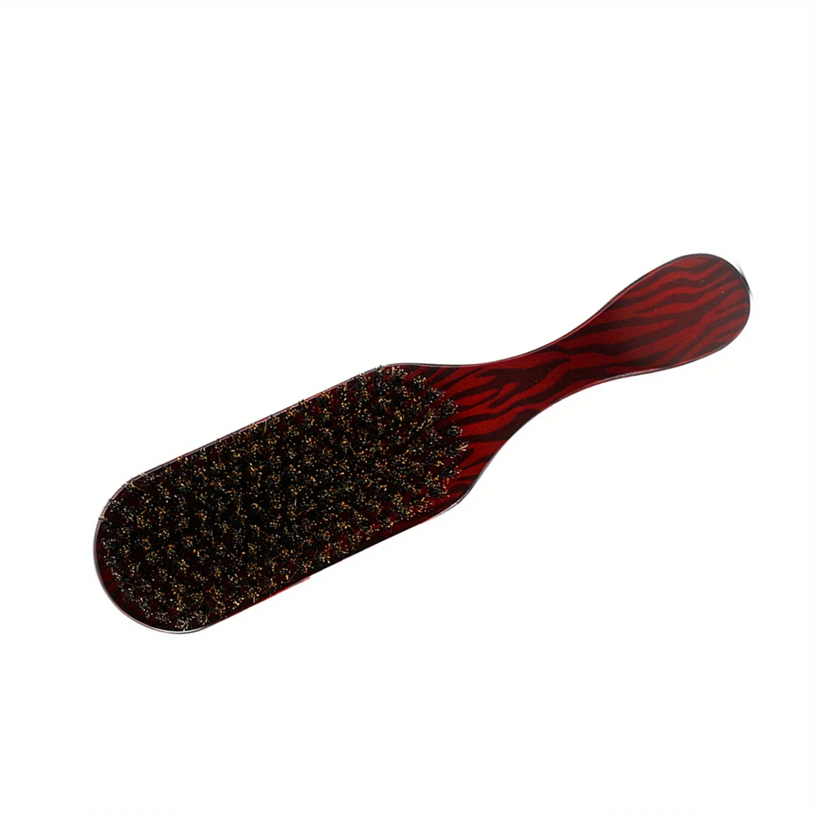 

Professional Wooden Beard Comb - Boar Bristle & Beechwood Mustache Brush for Men, Wide-Tooth Styling Comb