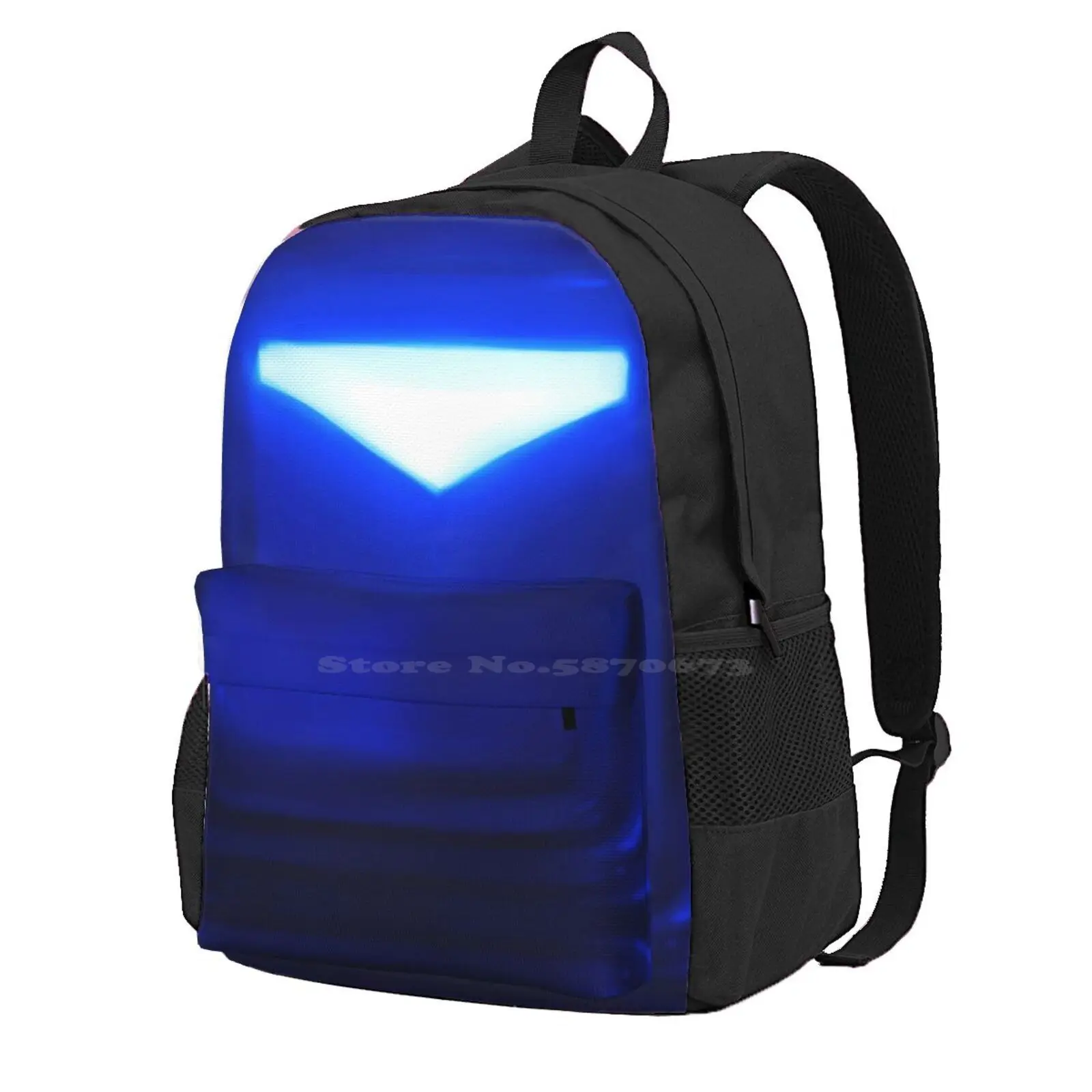 Beat Saber Blue Block Throw Pillow Cover Hot Sale Schoolbag Backpack Fashion Bags Beat Saber Jessyjams Twitch Sabers Virtual